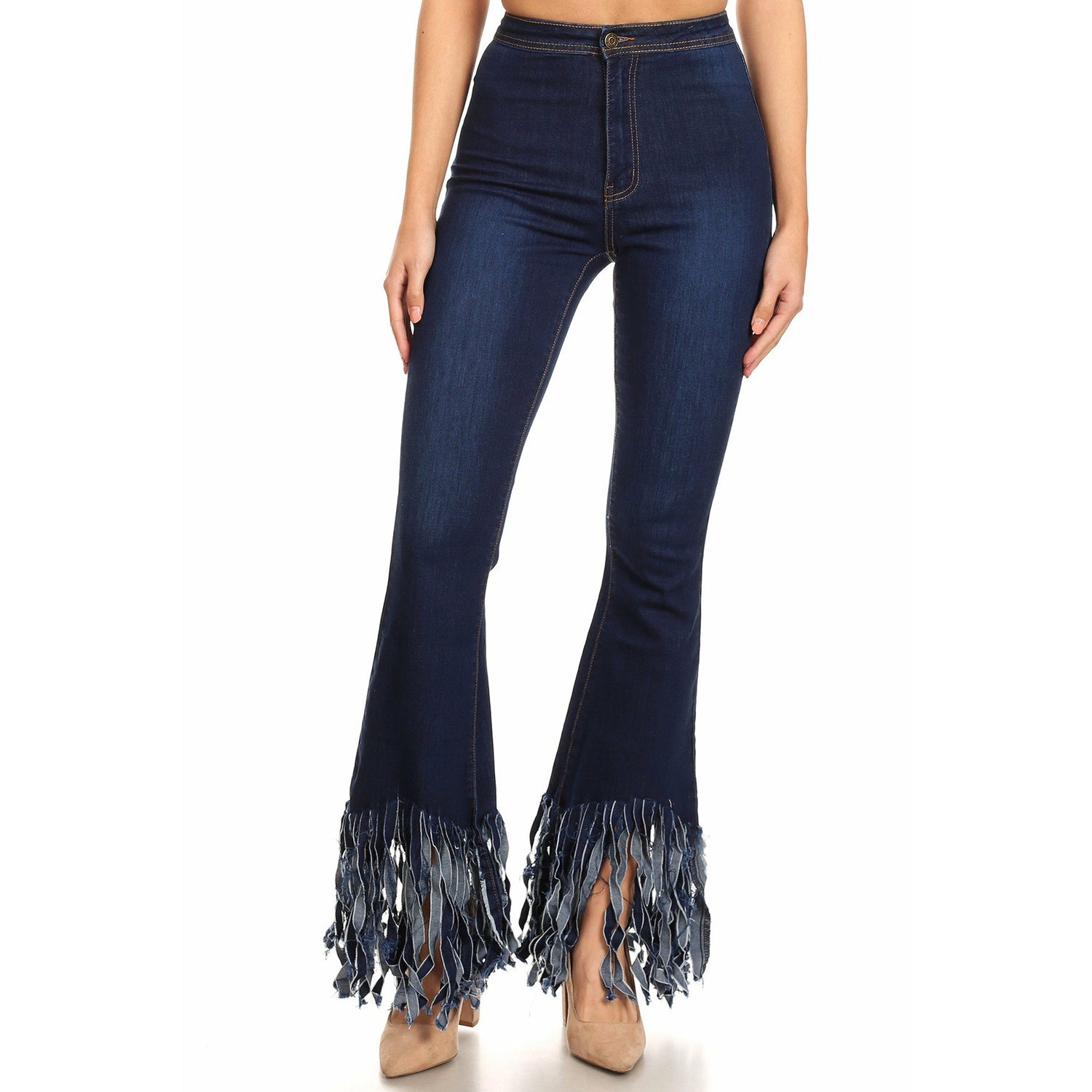 Tattered Bells - Dark Blue.