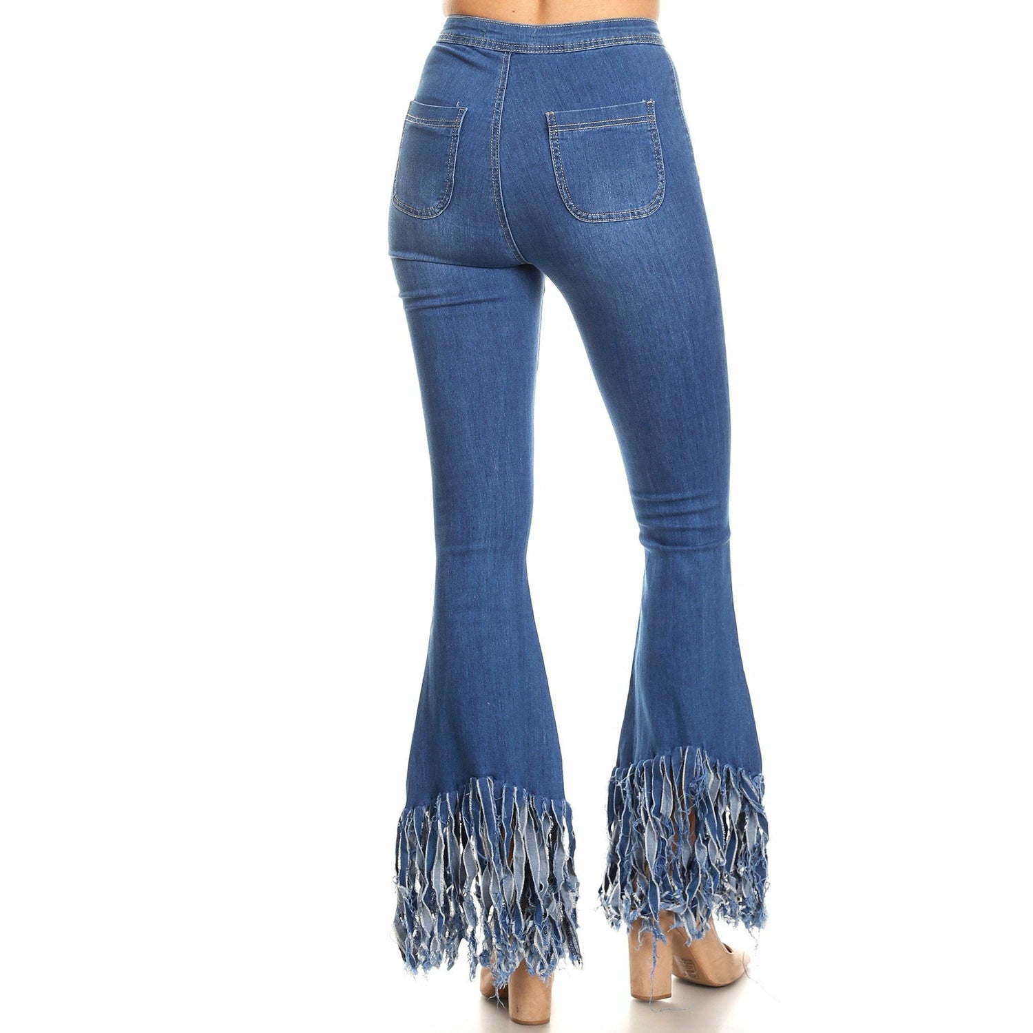 Tattered Bells - Medium Blue.