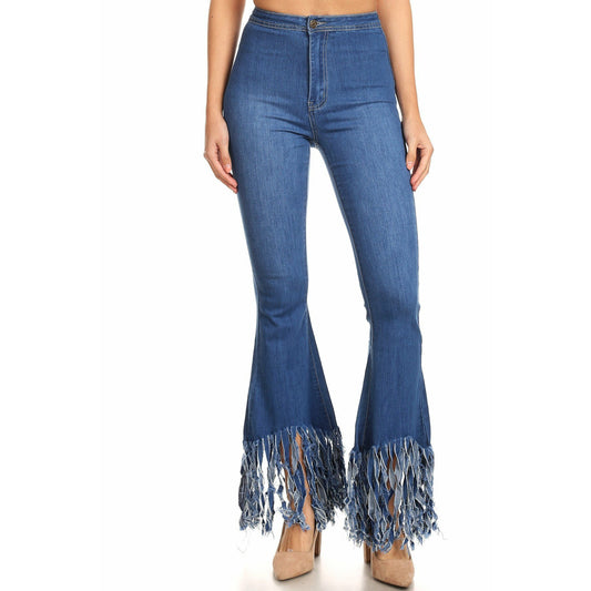 Tattered Bells - Medium Blue.